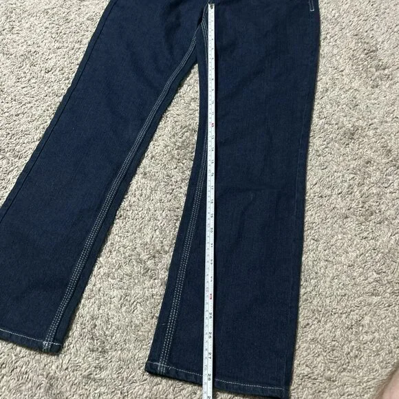 Levi’s Women’s Slim Straight Jeans Plus 14.5 Midnight Premium Stretch NWT - Picture 6 of 7